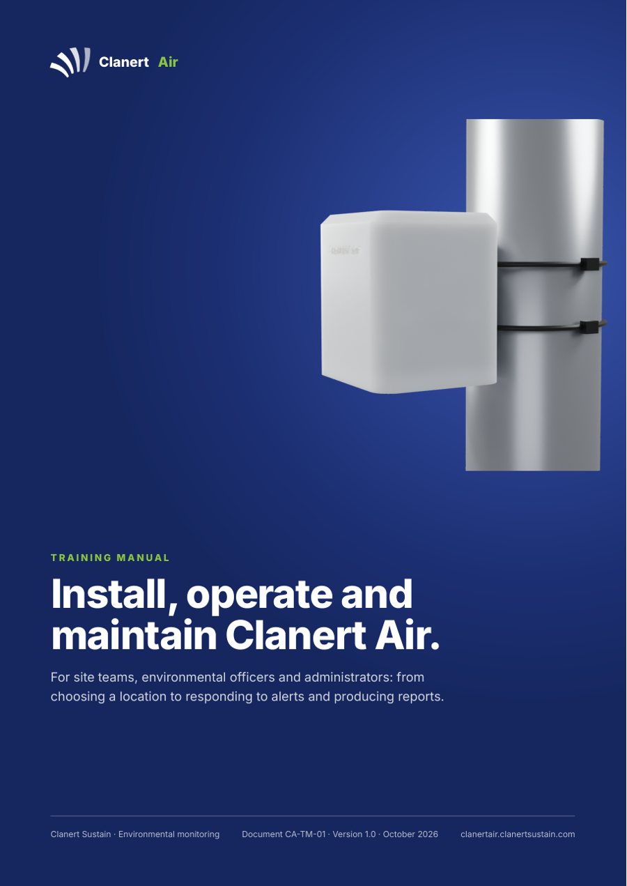 Document Map Software Clanert Air Data Sheet | Clanert Sustain